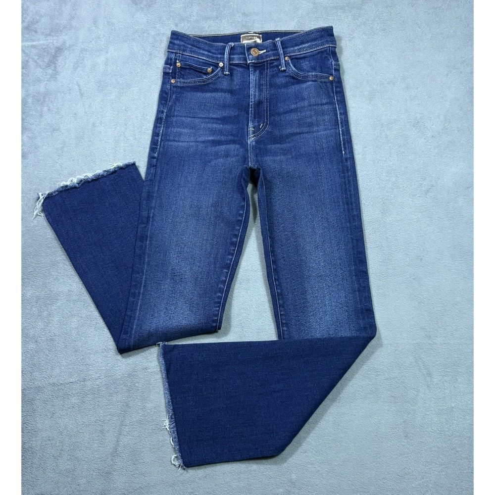 Mother Jeans Womens 25x26 The Insider Crop Step Fray Home Movies Boho USA